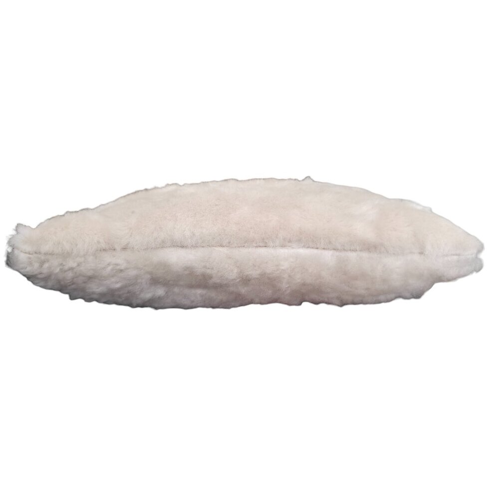Clare V Foldover Clutch Cream Cow Hair Fur Bag NWT - Picture 4 of 7